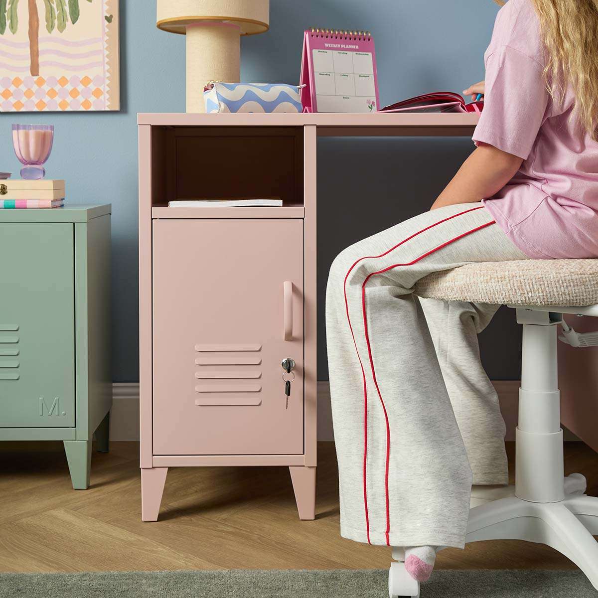 Mocka Original Locker Desk - Large - Pink