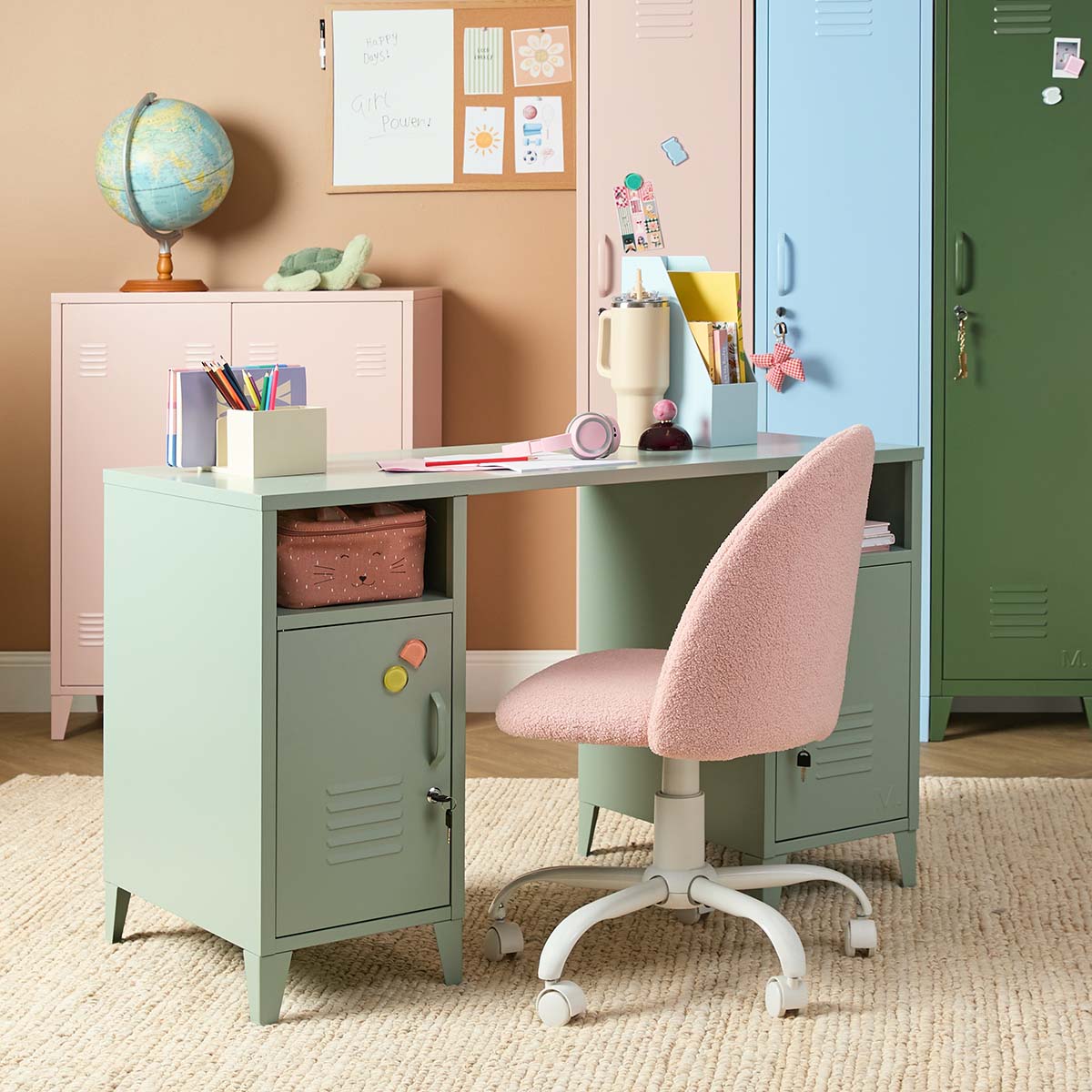 Mocka Original Locker Desk - Large - Sage Green