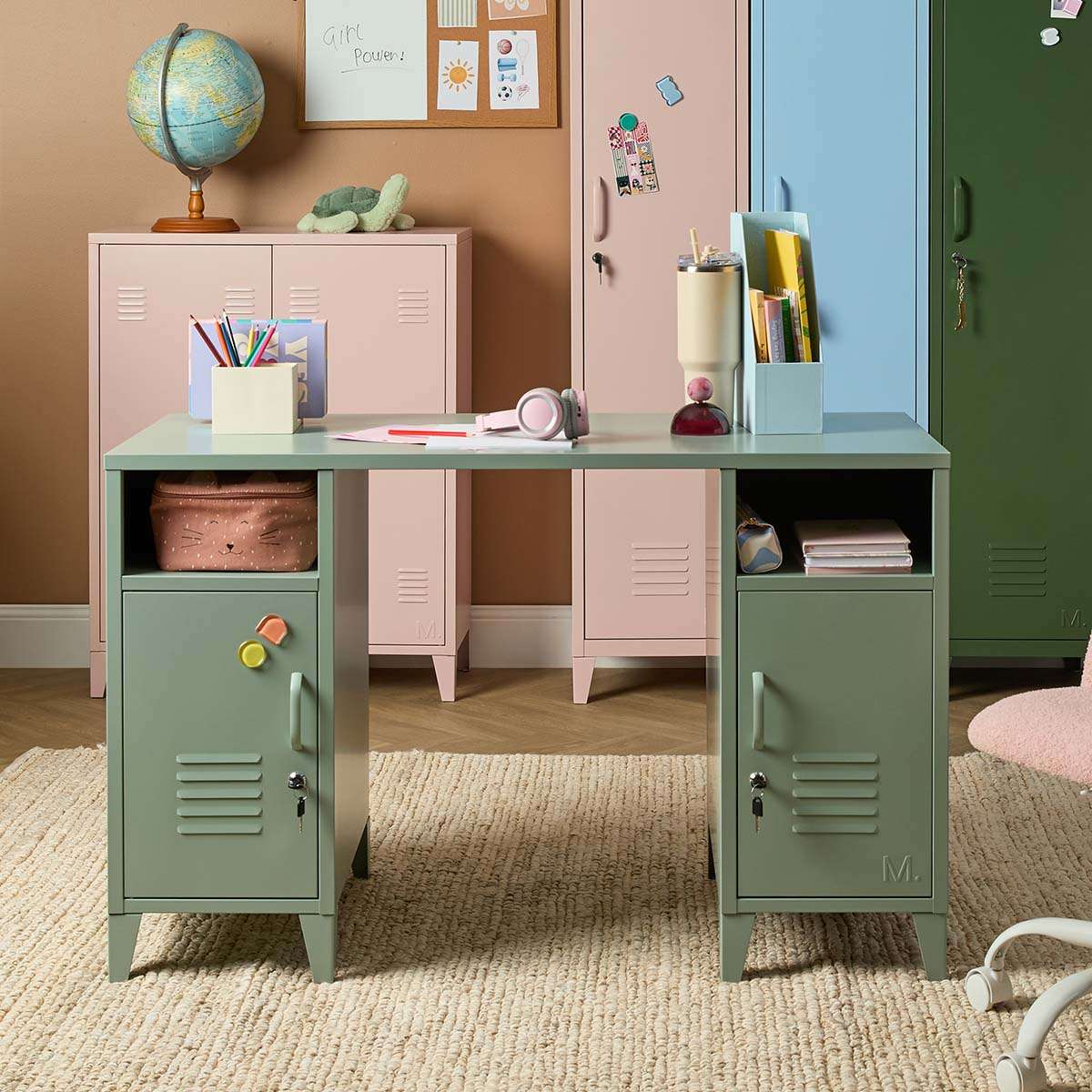 Mocka Original Locker Desk - Large - Sage Green