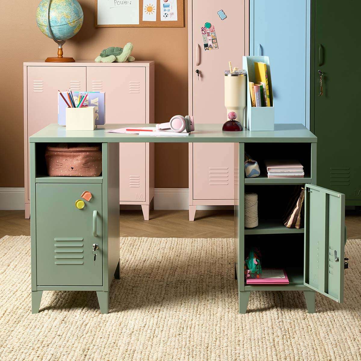 Mocka Original Locker Desk - Large - Sage Green