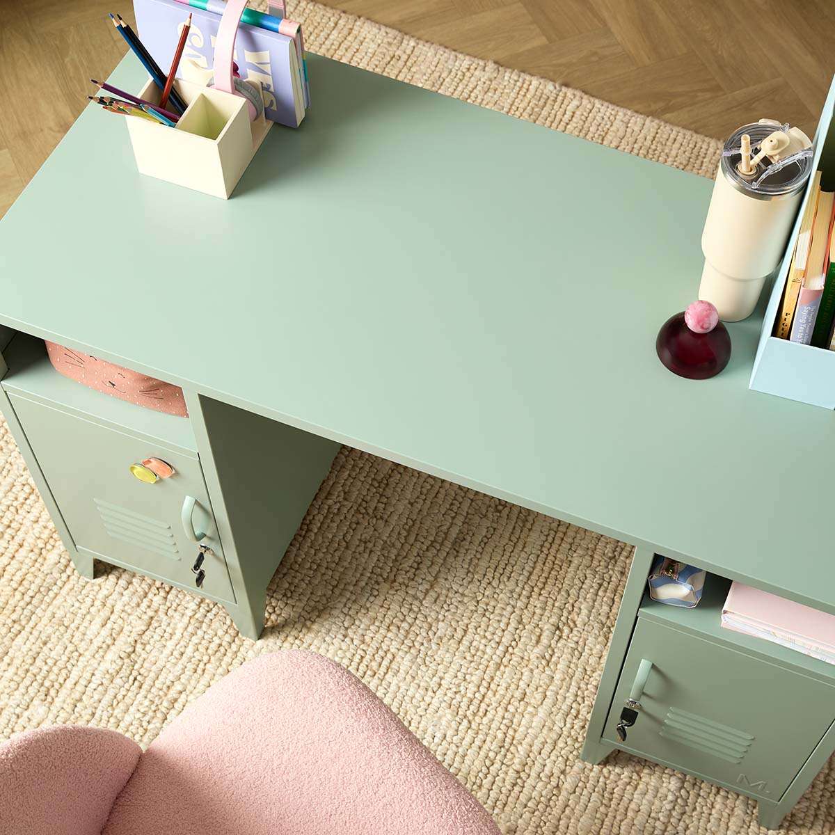 Mocka Original Locker Desk - Large - Sage Green