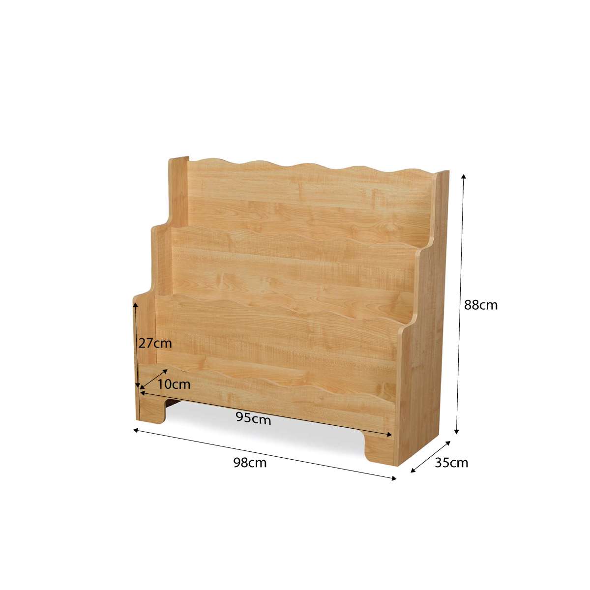 Theo Library Bookshelf - Natural