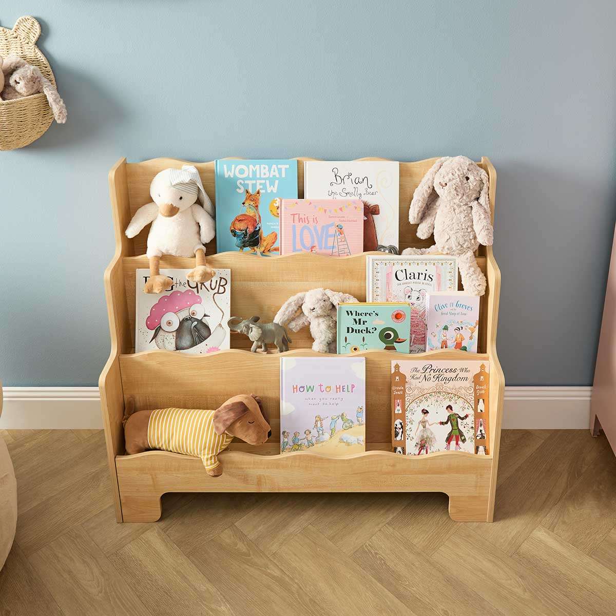 Theo Library Bookshelf - Natural
