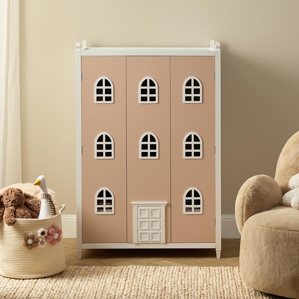 Dollhouse Wardrobe - Pink - Mocka New Zealand