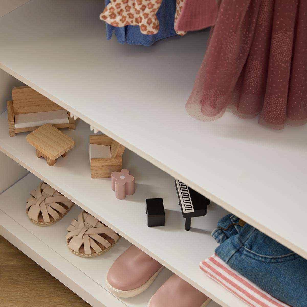 Dollhouse Wardrobe - Pink - Mocka New Zealand