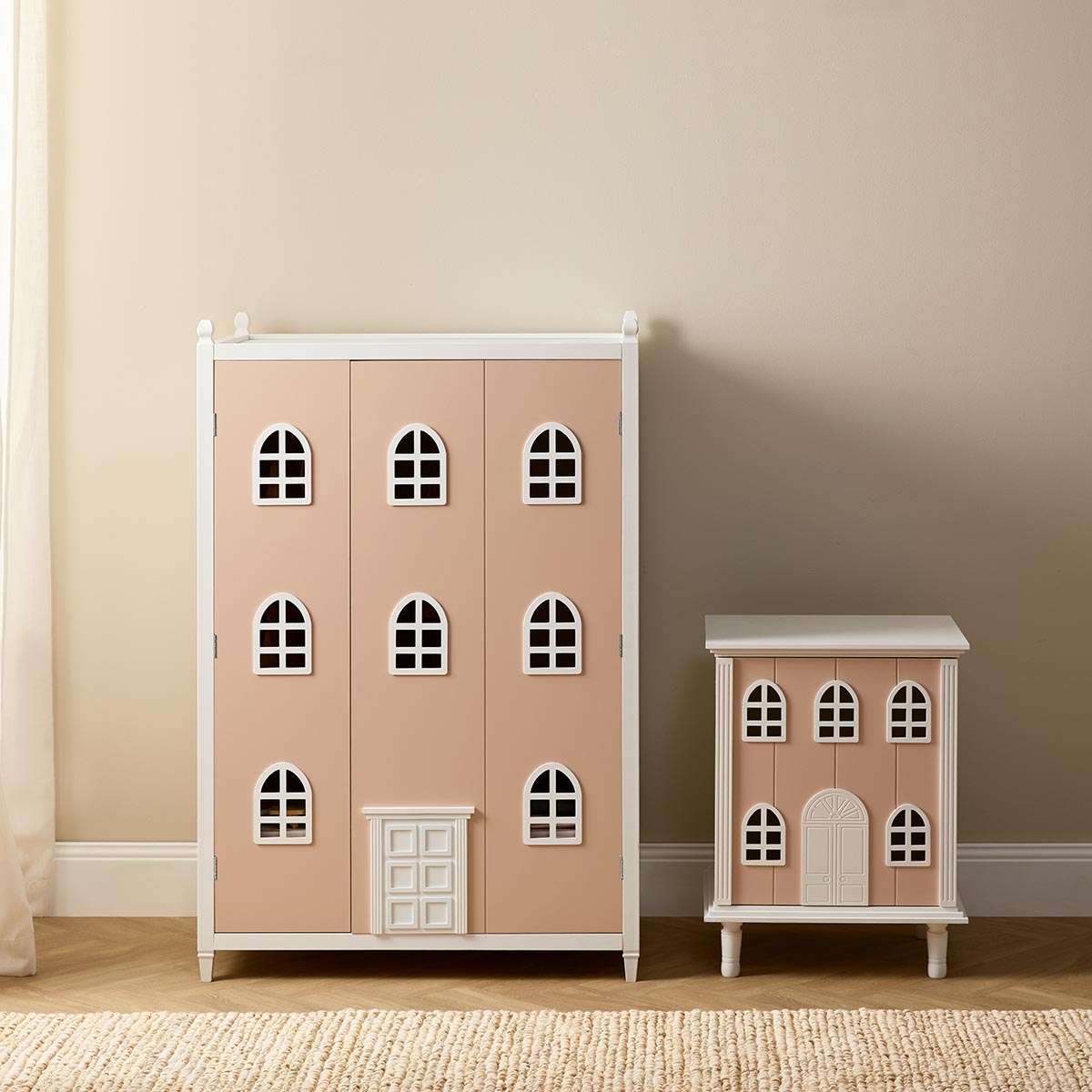 Dollhouse Wardrobe - Pink - Mocka New Zealand