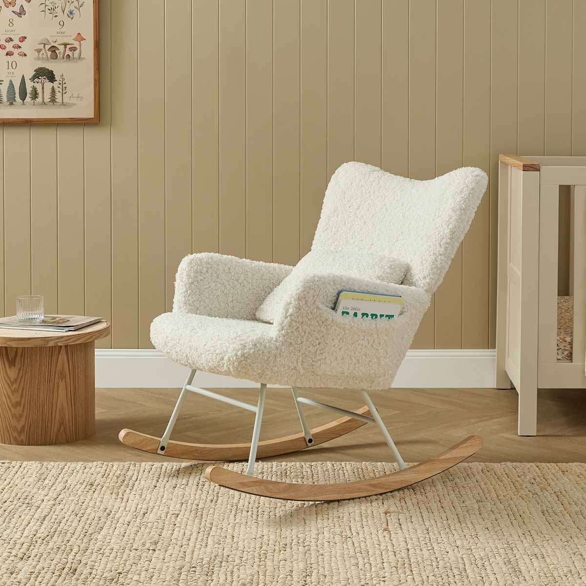 Otto Teddy Rocking Chair - Cream