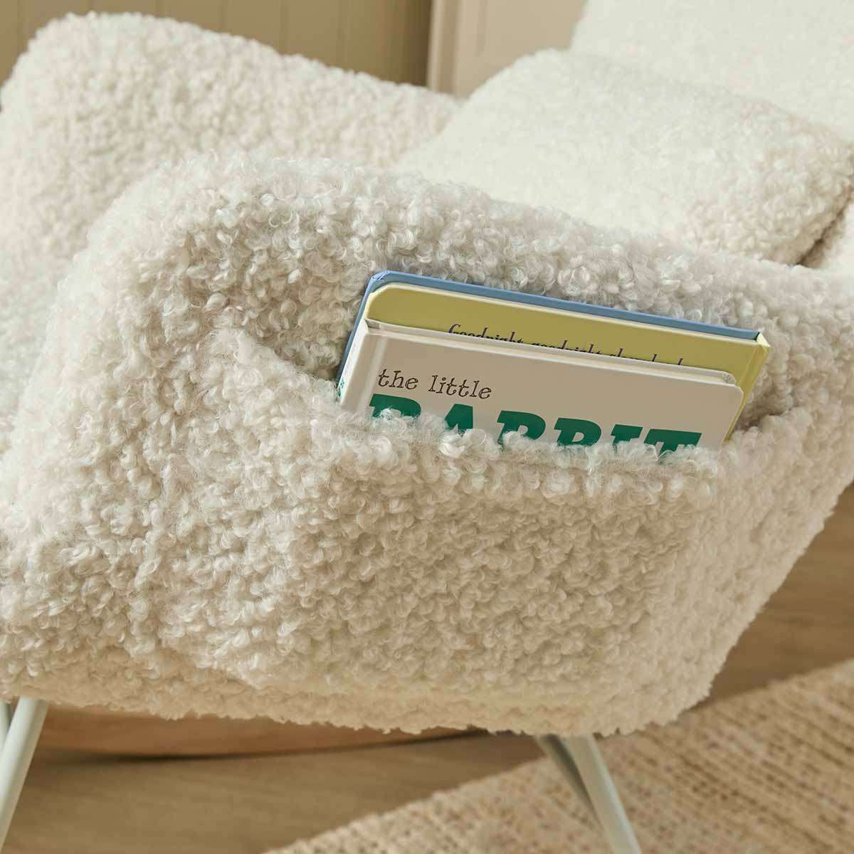 Otto Teddy Rocking Chair - Cream