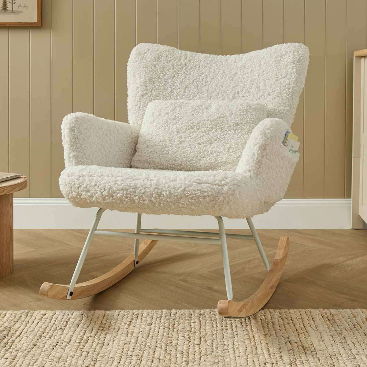 Otto Teddy Rocking Chair - Cream