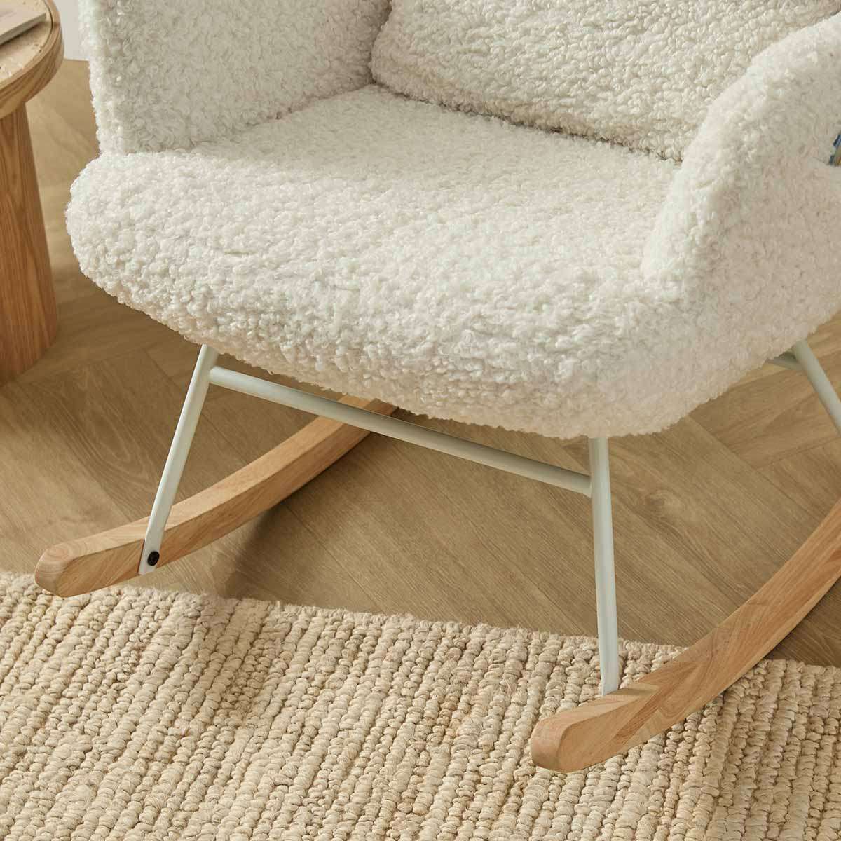 Otto Teddy Rocking Chair - Cream