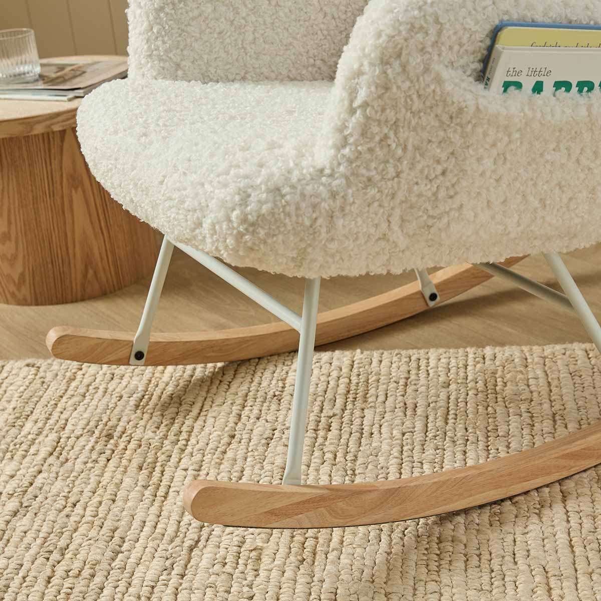 Otto Teddy Rocking Chair - Cream