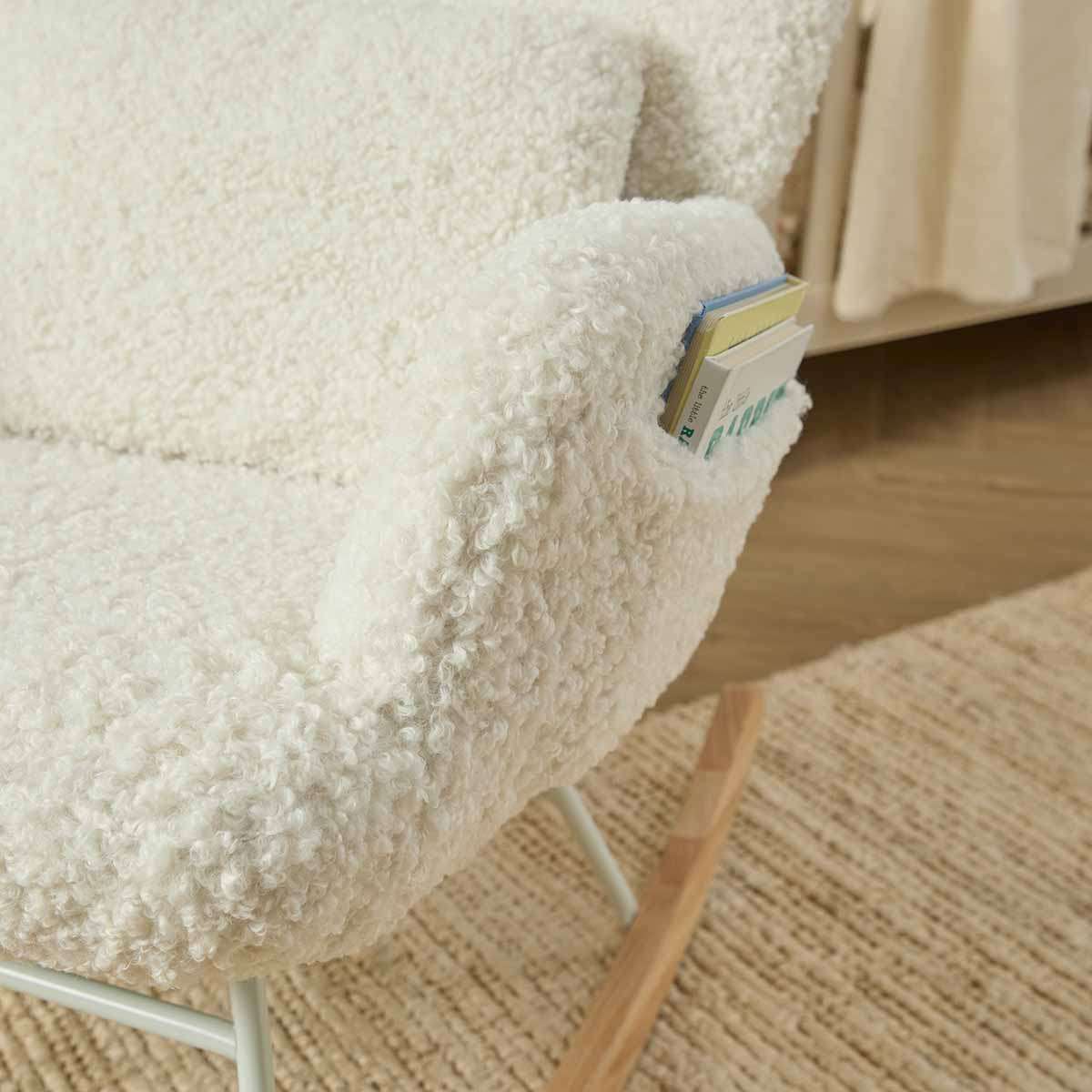 Otto Teddy Rocking Chair - Cream