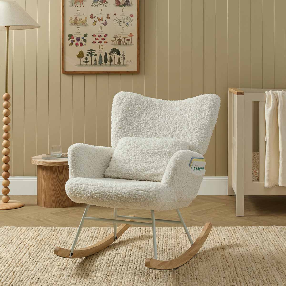 Otto Teddy Rocking Chair - Cream