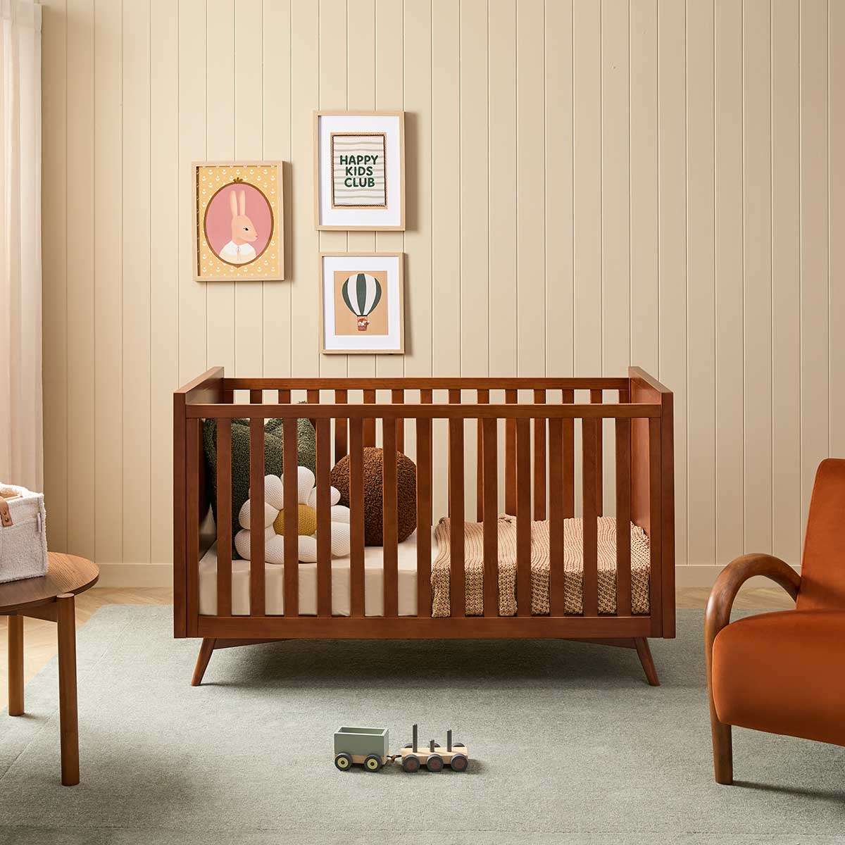 Marlow Mid-Century Cot - Walnut