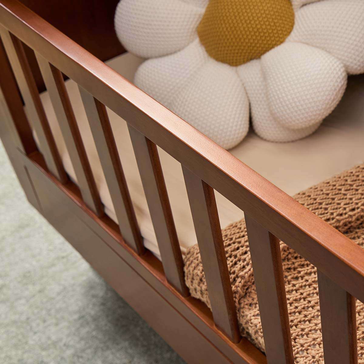 Marlow Cot Toddler Bed Half Frame - Walnut