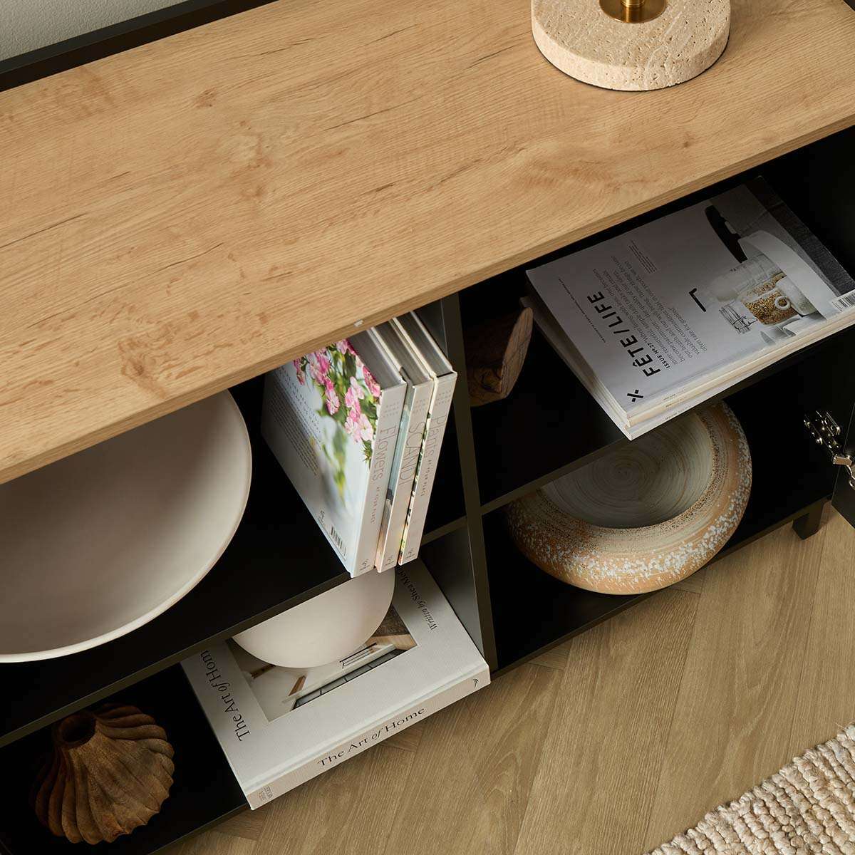 Murphy Buffet - Black/Natural