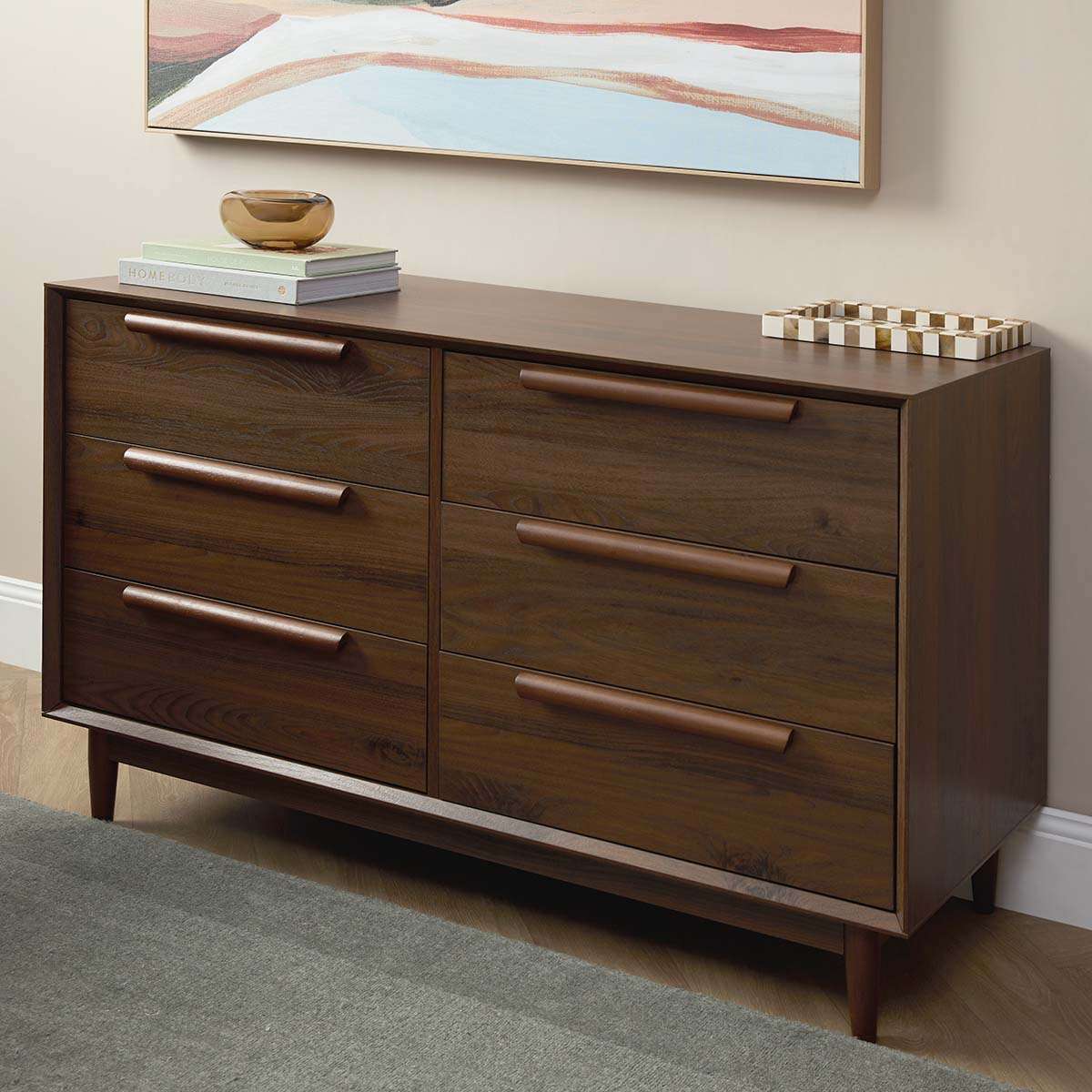 Mies Six Drawer - Walnut