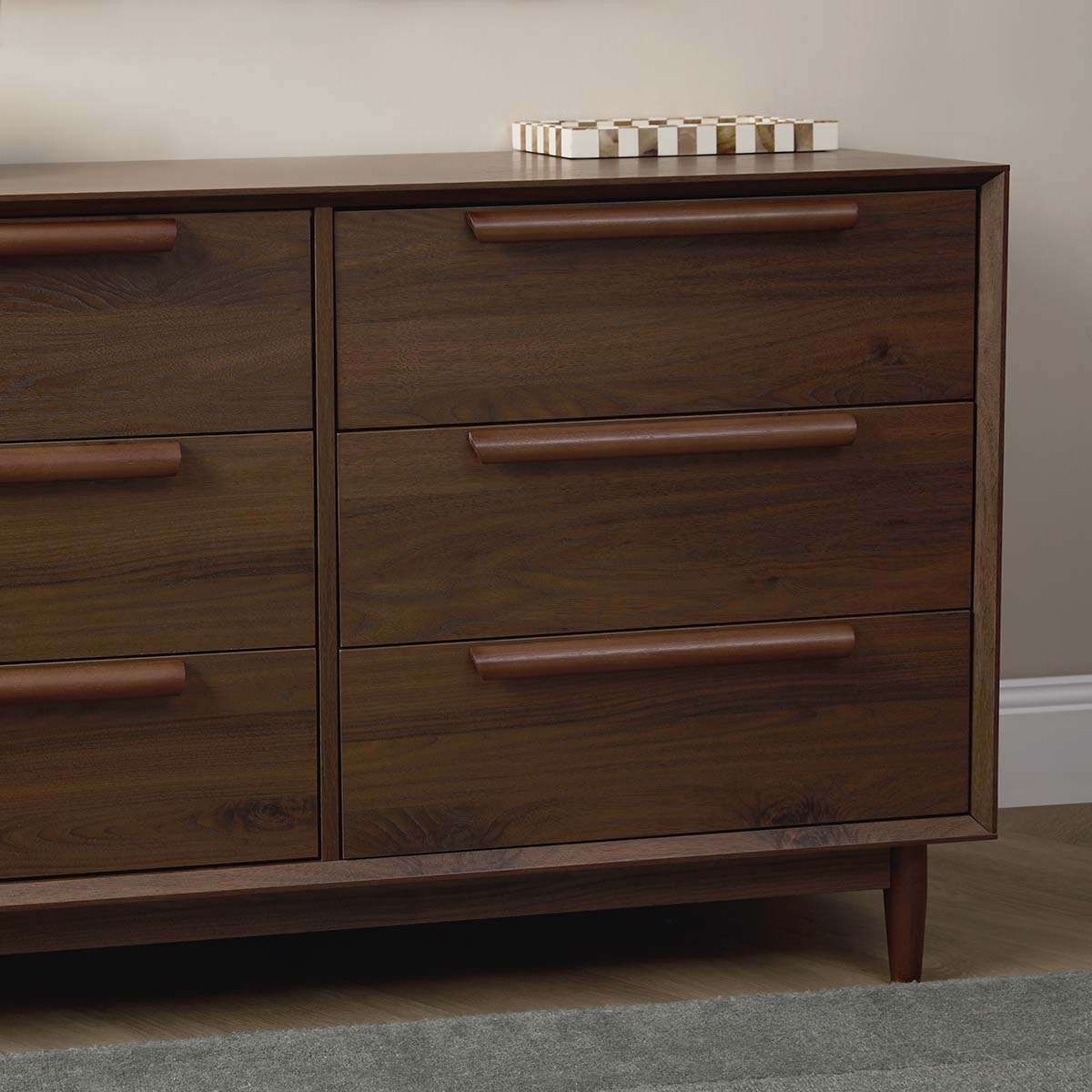 Mies Six Drawer - Walnut