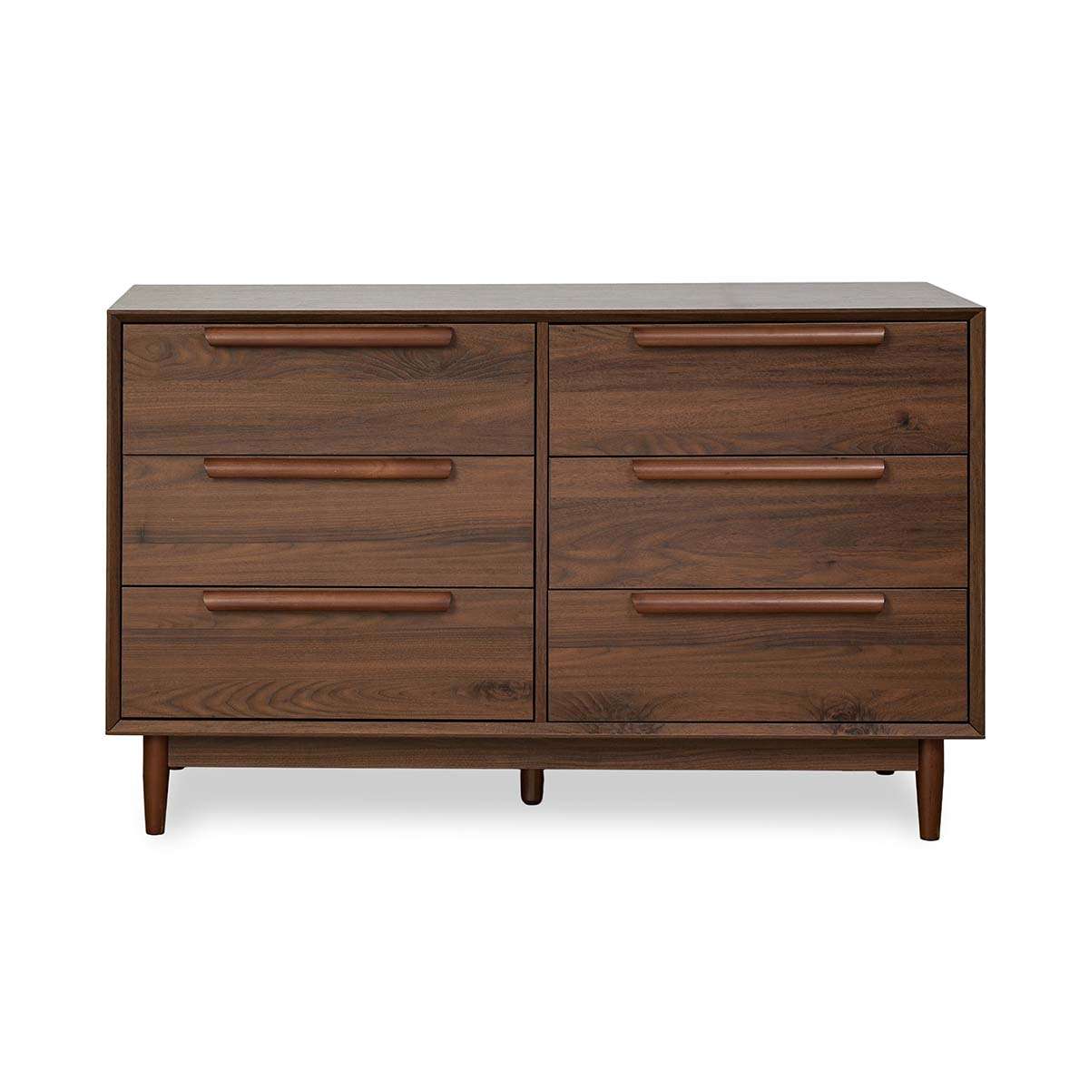 Mies Six Drawer - Walnut