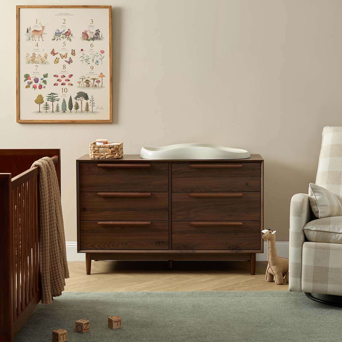 Mies Six Drawer - Walnut