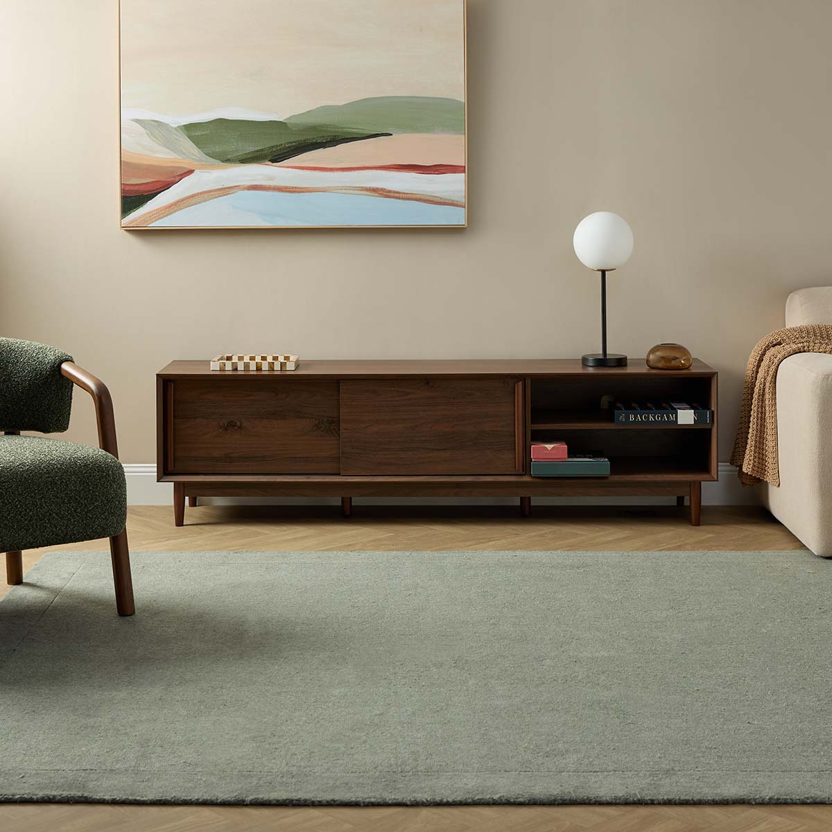 Mies Entertainment Unit - Walnut