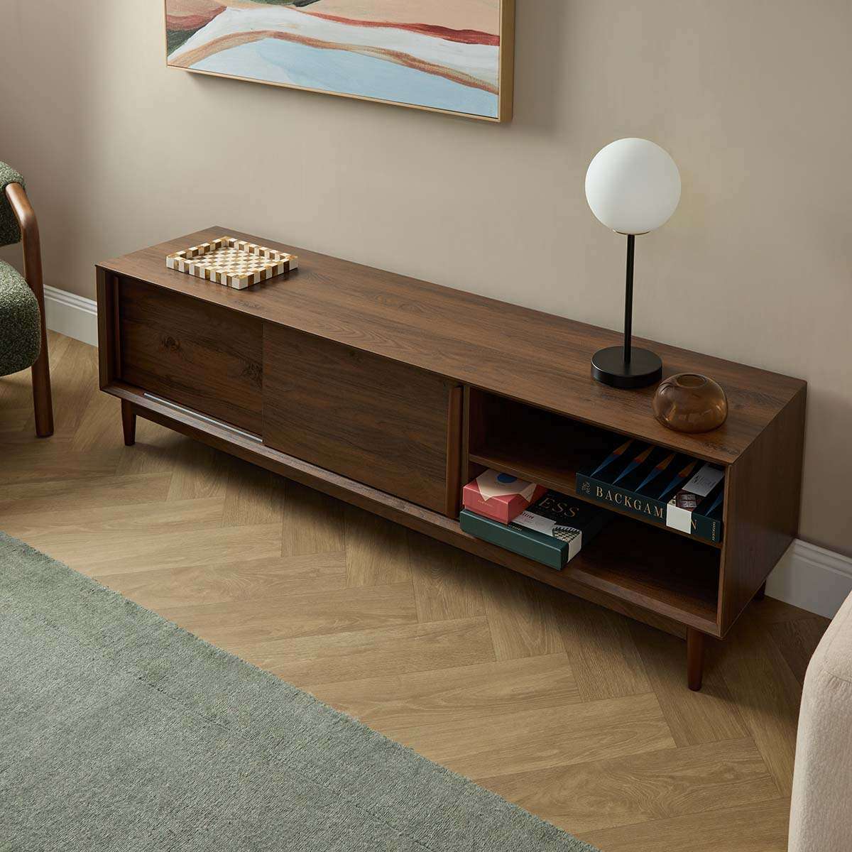Mies Entertainment Unit - Walnut