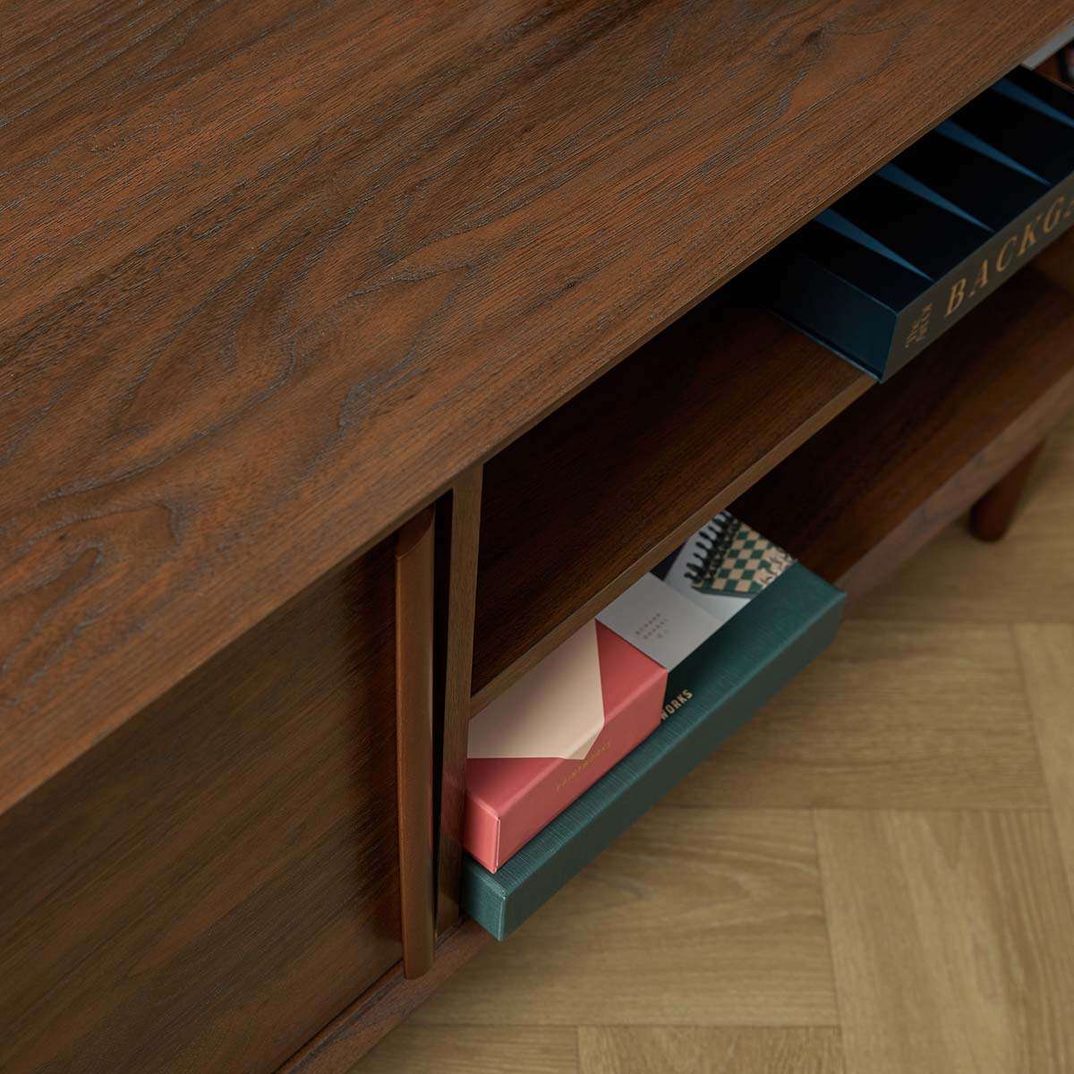 Mies Entertainment Unit - Walnut