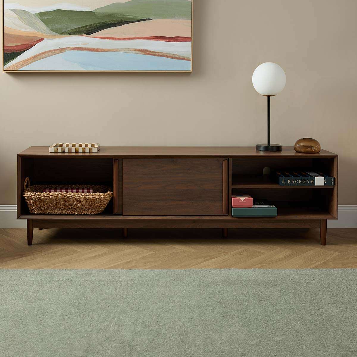 Mies Entertainment Unit - Walnut