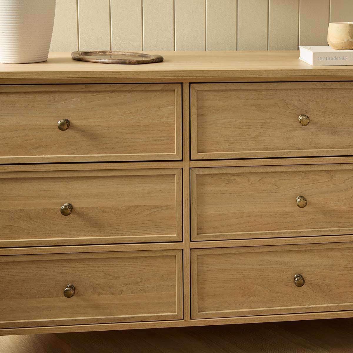 Ambrose Six Drawer - Natural
