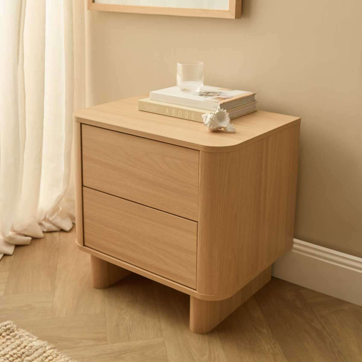 Bondi Bedside Table - Natural