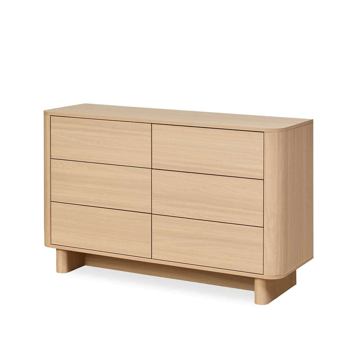 Bondi Six Drawer - Natural