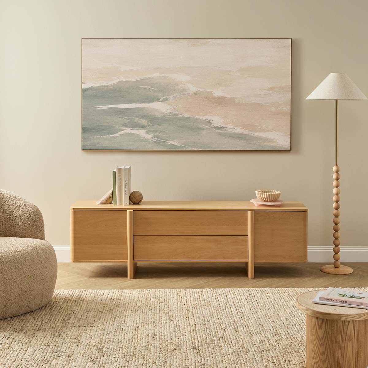 Marcoola Entertainment Unit - Natural