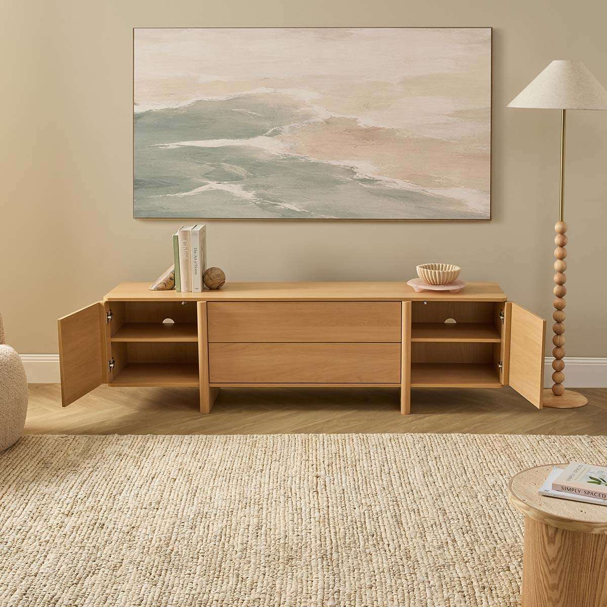 Marcoola Entertainment Unit - Natural