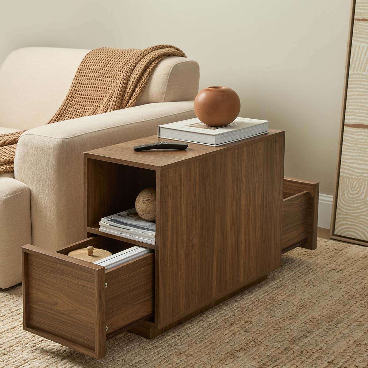 Osaka End Table - Walnut