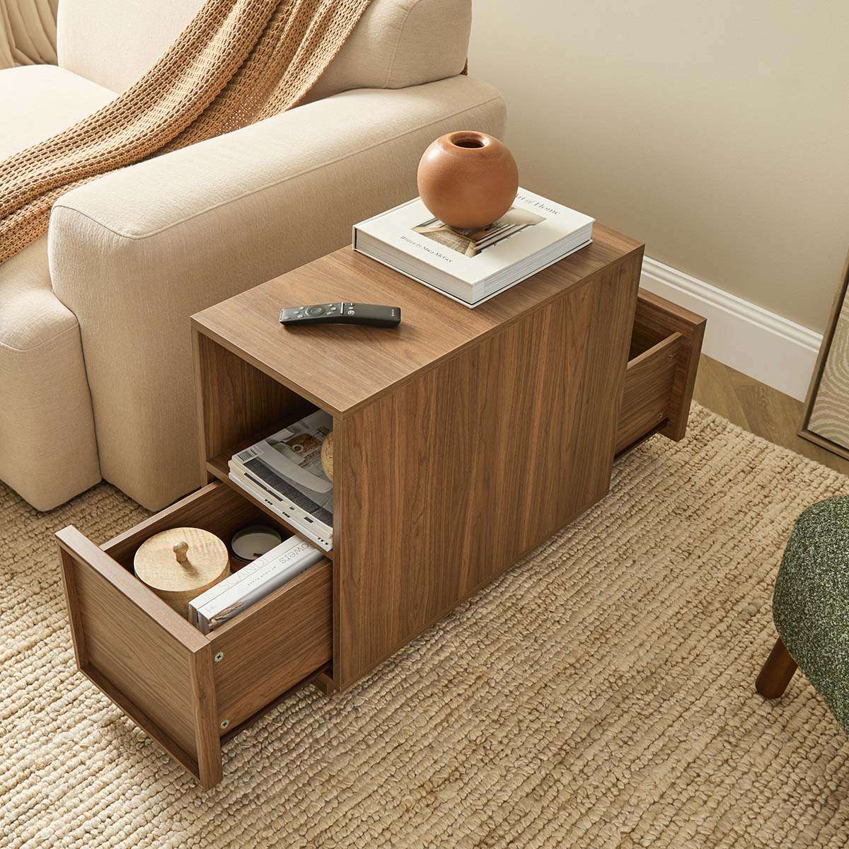 Osaka End Table - Walnut