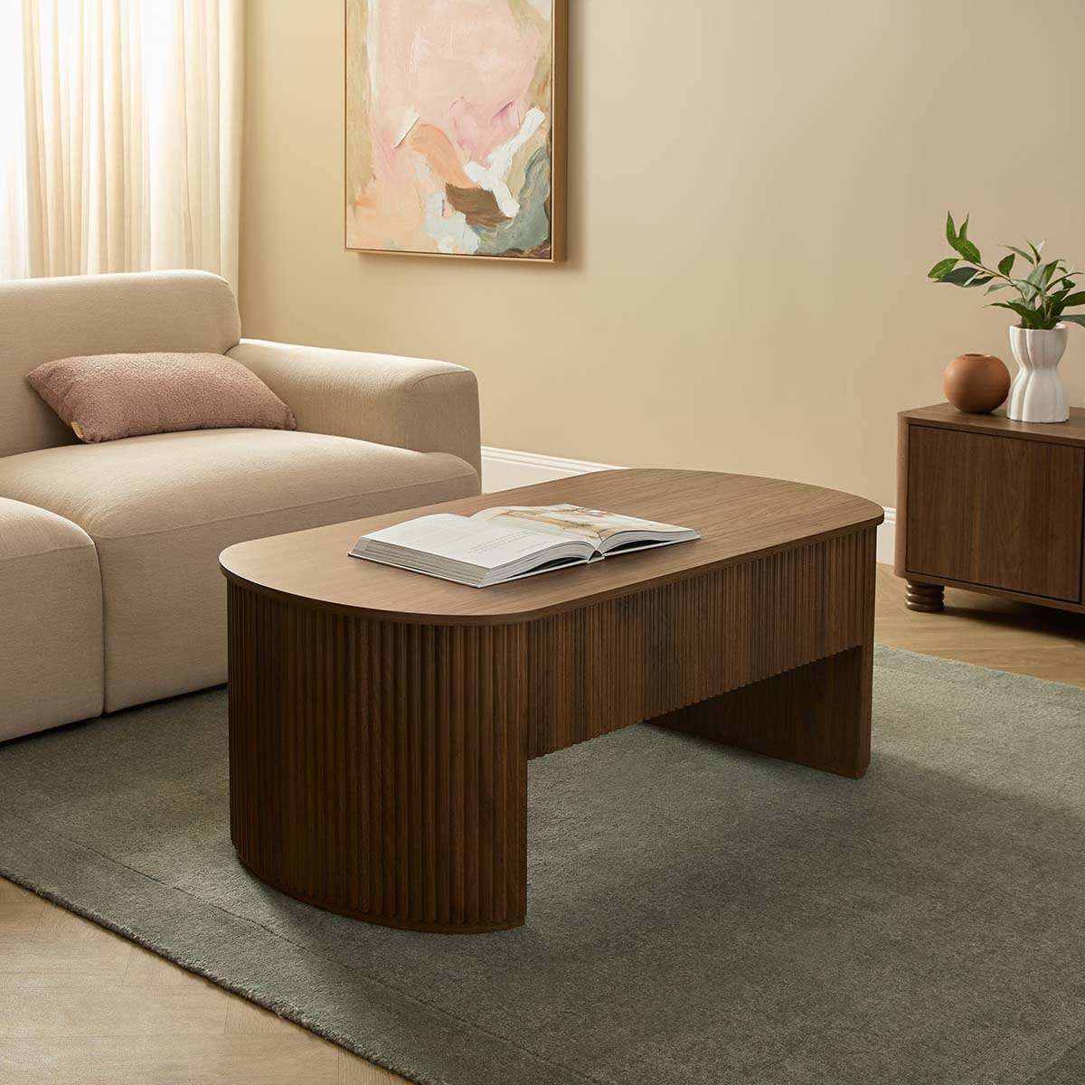 Amara Coffee Table - Walnut