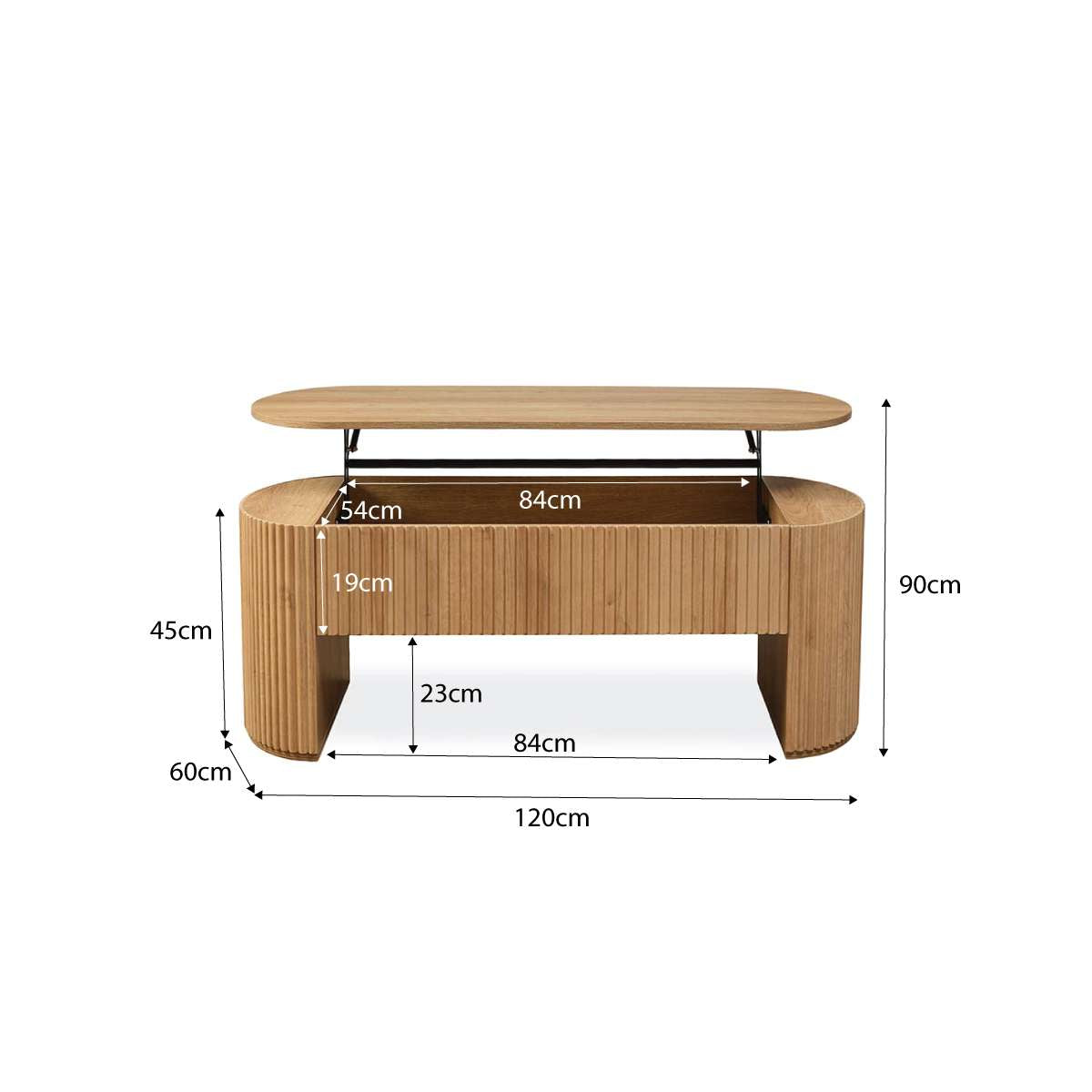 Amara Coffee Table - Natural