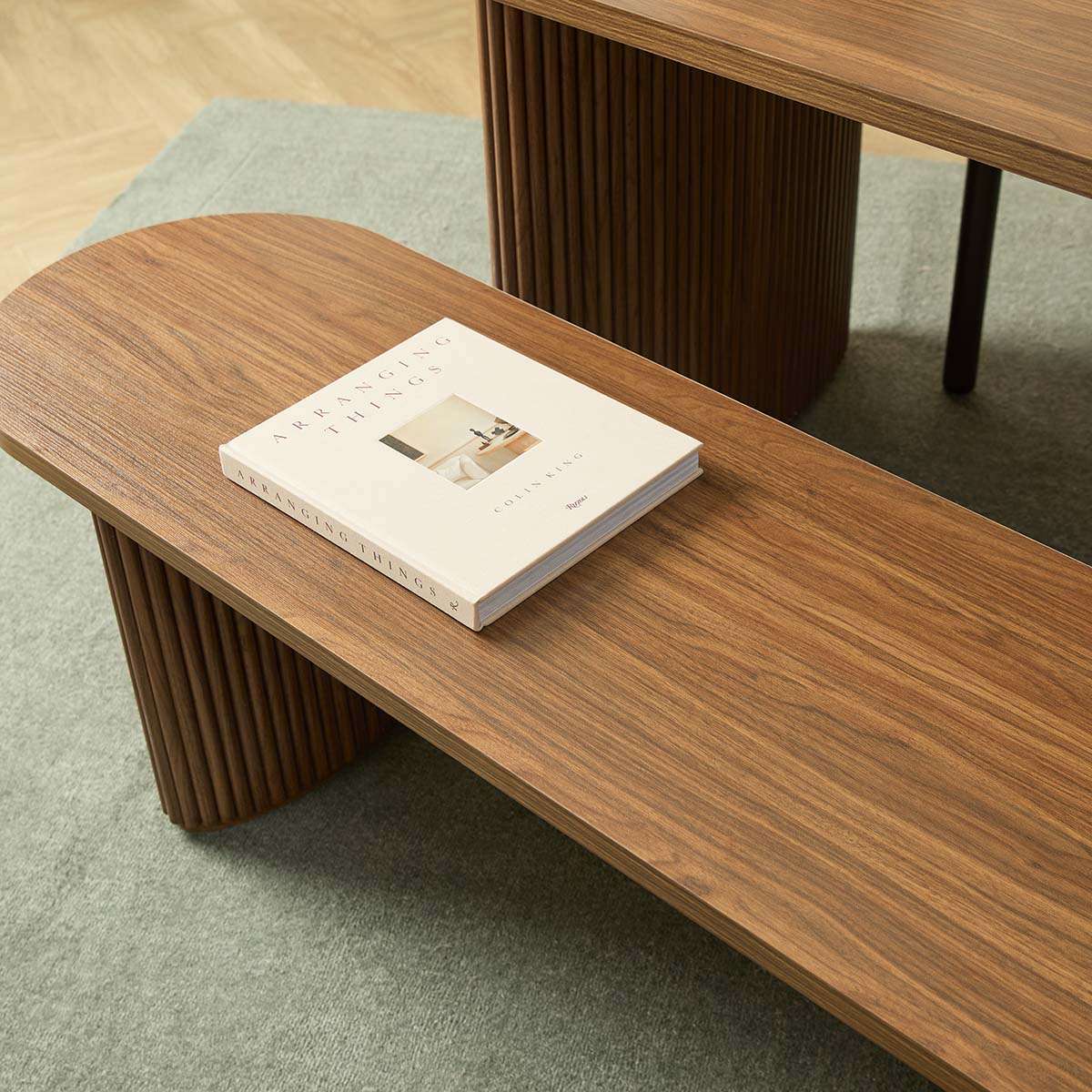 Amara Bench Seat Large - Walnut