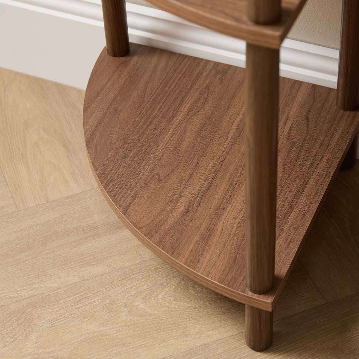 Eden Corner Shelf - Walnut