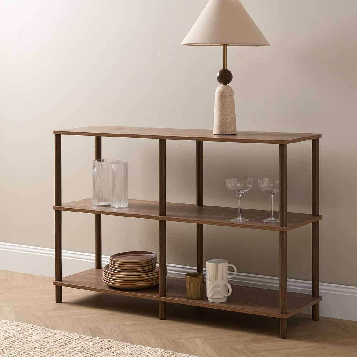 Eden Low Shelf - Walnut