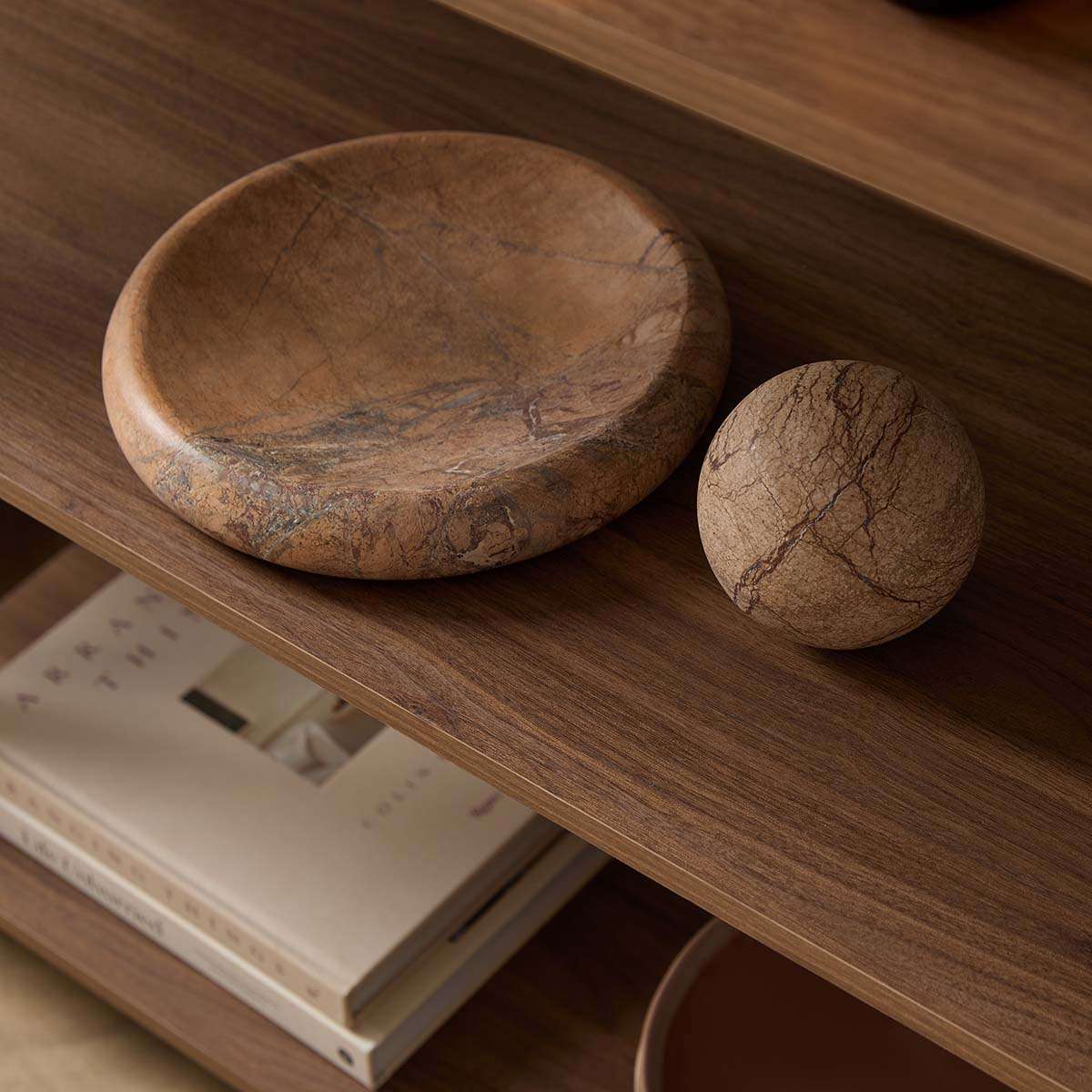 Eden Tall Shelf - Walnut