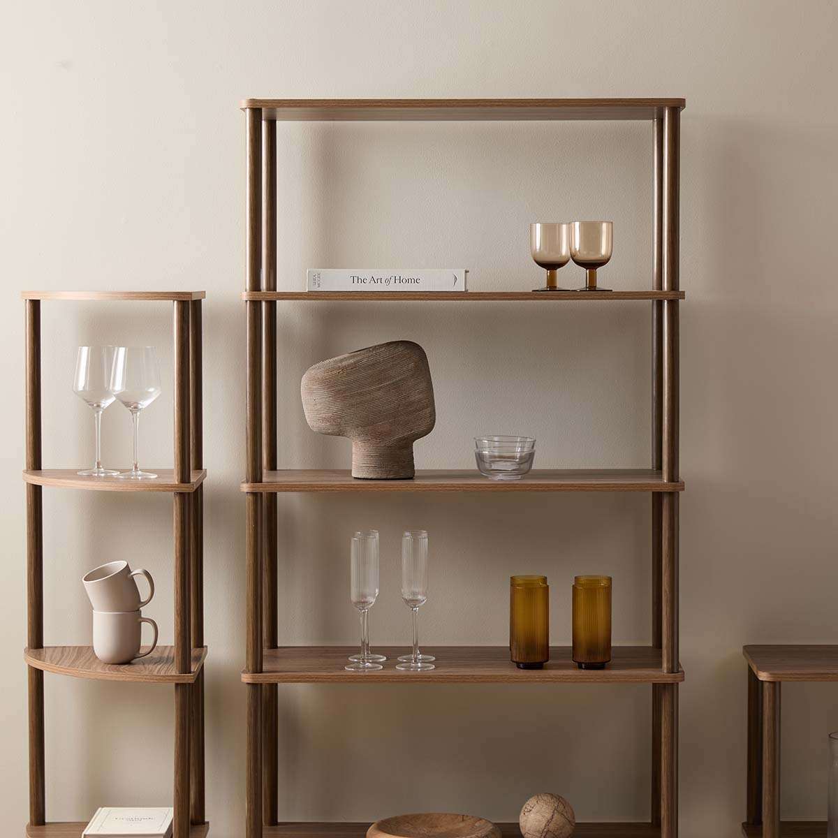 Eden Tall Shelf - Walnut