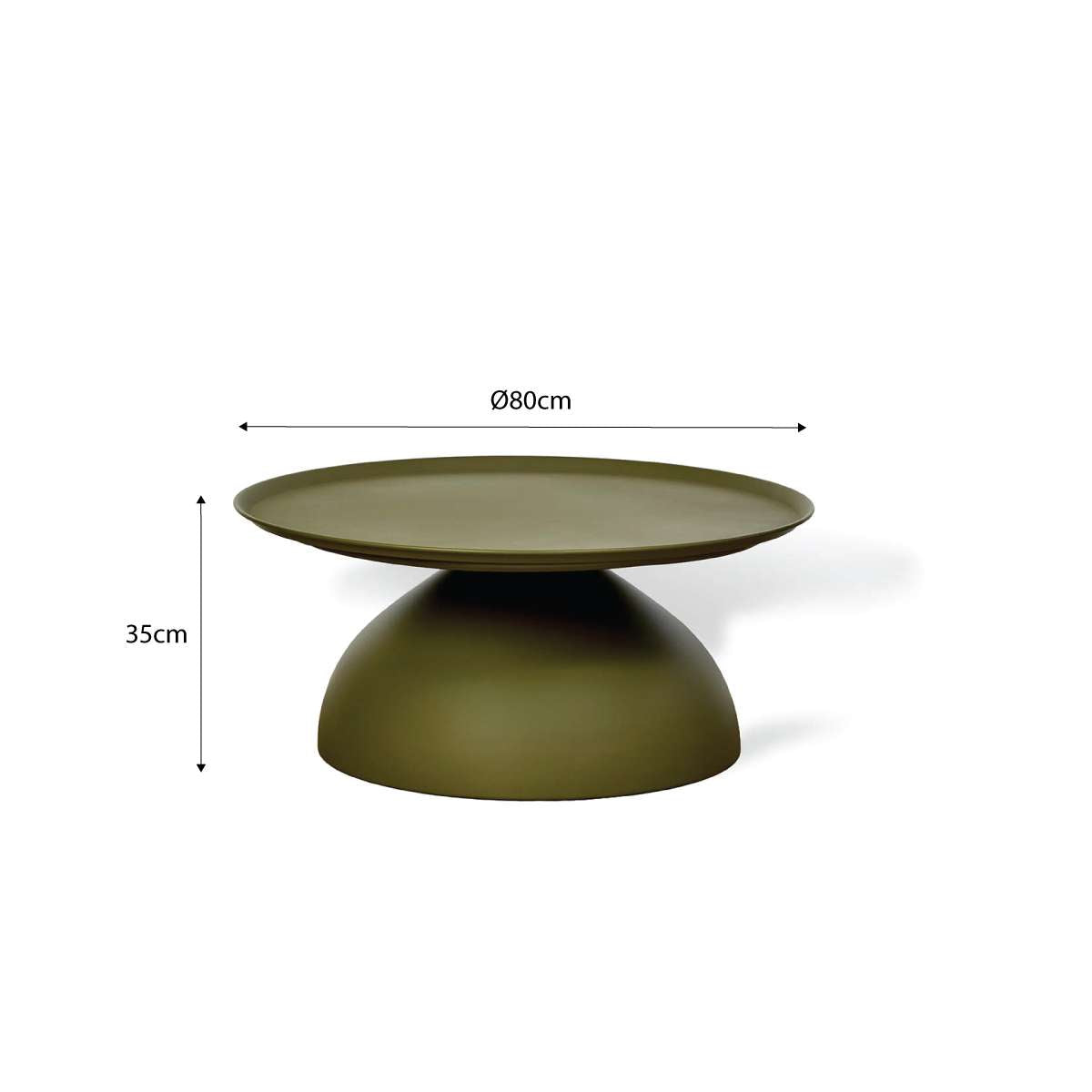 Palma Indoor/Outdoor Coffee Table - Olive Green