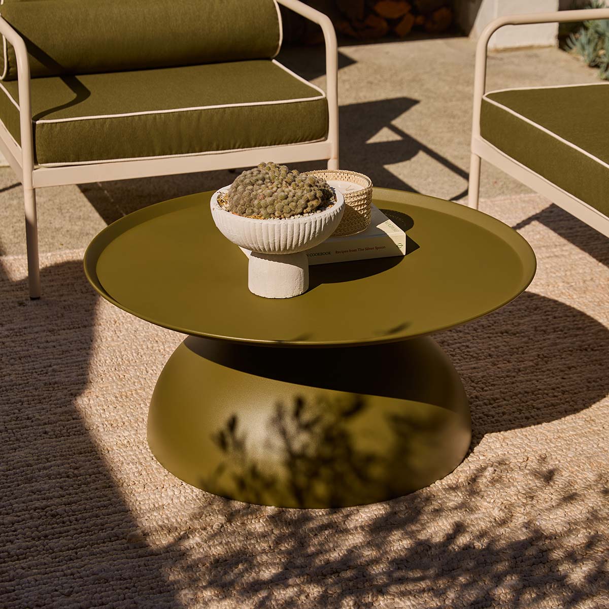 Palma Indoor/Outdoor Coffee Table - Olive Green