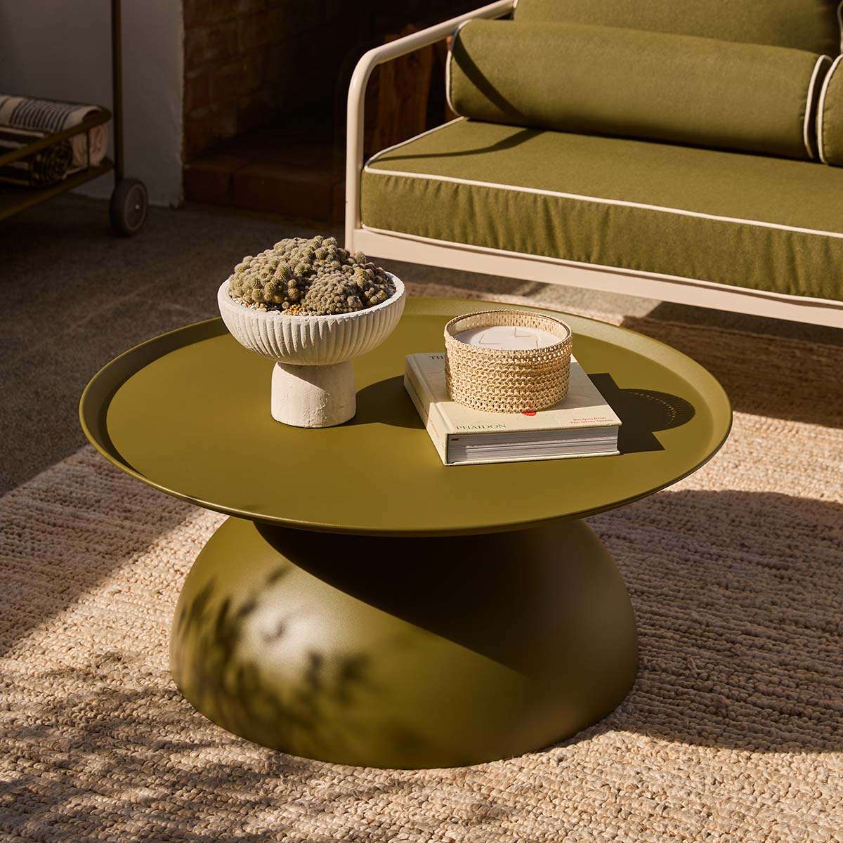 Palma Indoor/Outdoor Coffee Table - Olive Green