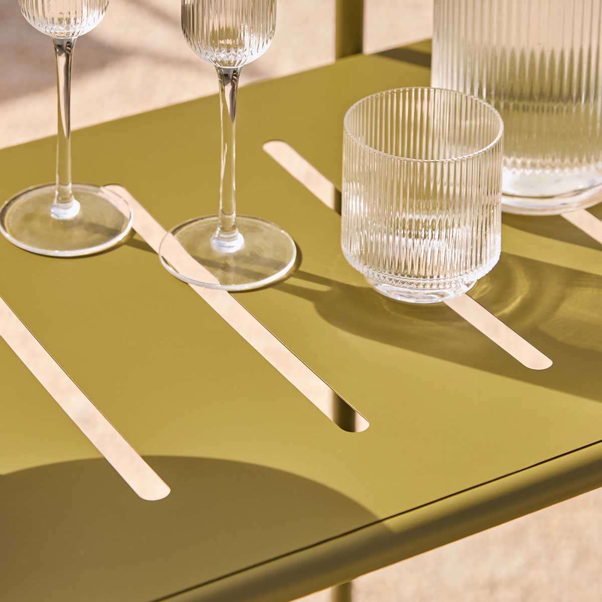 Palma Outdoor Bar Cart - Olive Green