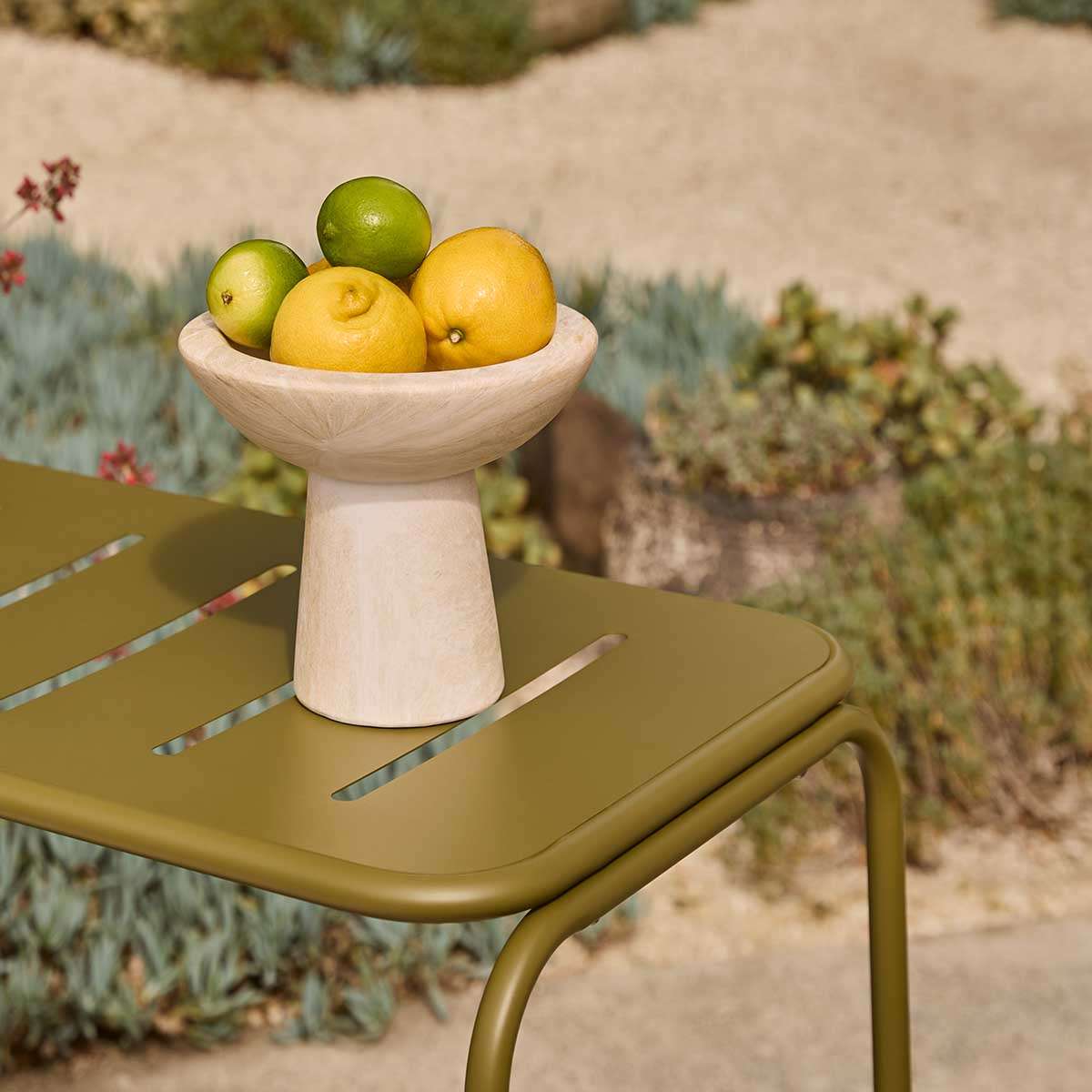 Palma Outdoor Bar Cart - Olive Green