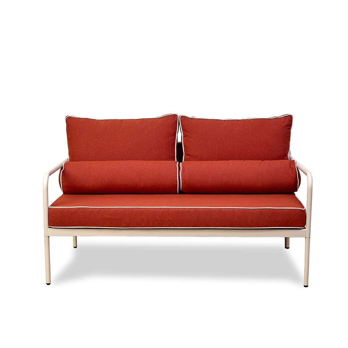 Marin Outdoor Two Seater Sofa - Paprika