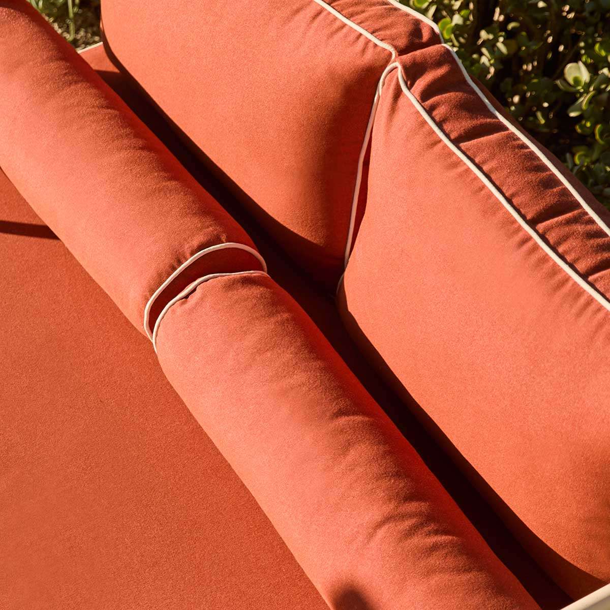 Marin Outdoor Two Seater Sofa - Paprika