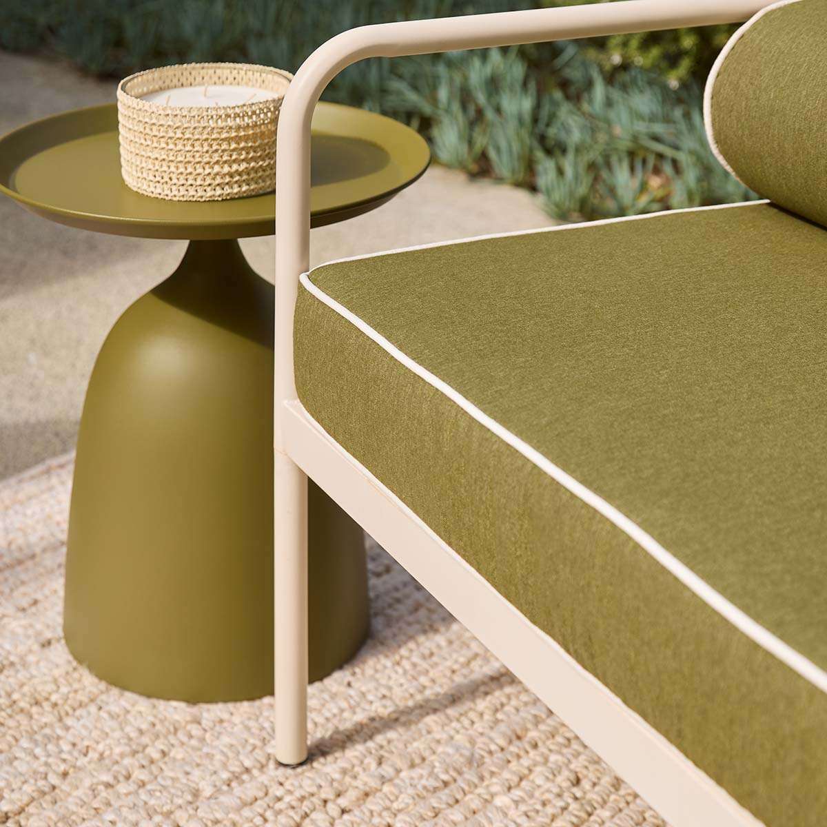 Marin Outdoor Armchair - Olive Green